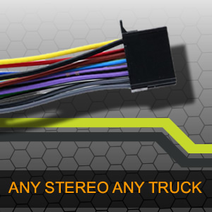 semi truck radio wiring harnesses for peterbilt kenworth volvo mack international hino freightliner